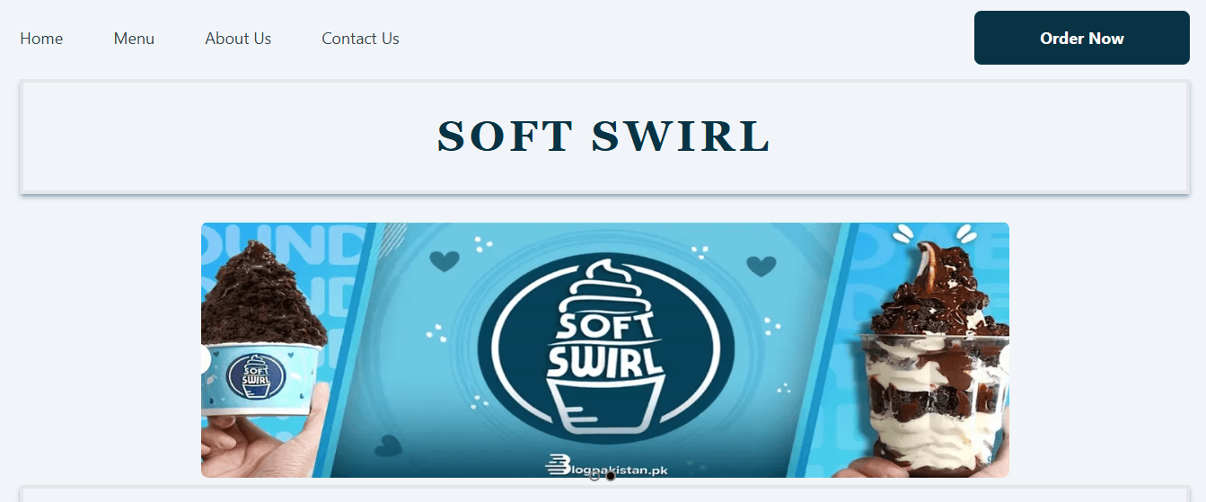  Soft Swirl - Modern Ice-cream Website 
